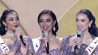 Pertanyaan Ibu Putri Kus Wisnuwardani, MBA untuk Finalis Top 3 | Puteri Indonesia 2023