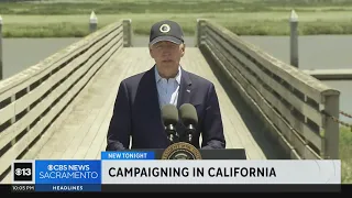 Joe Biden campaigns in California