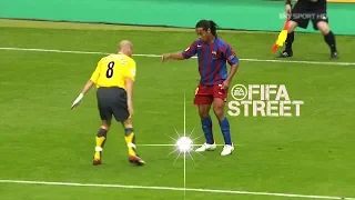 When Ronaldinho Plays Football Like FIFA Street!