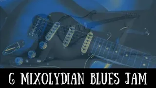 Slow G Mixolydian Blues Jam | Sexy Guitar Backing Track