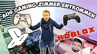 ENTKOMME AUS KAANS GAMING-ZIMMER! Kathi muss Roblox, FIFA 20 & Subway Surfers spielen!