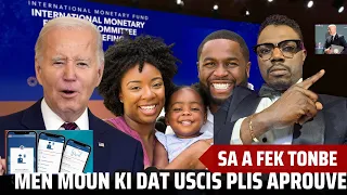 URGENT PROGRAM BIDEN:USCIS DI KI ERREUR KI GENYEN APLIKASYON YO,MEN NAN KI DAT USCIS YE