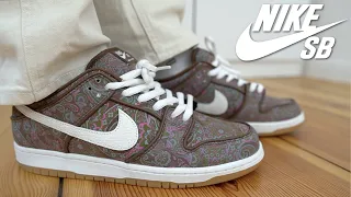 NIKE SB DUNK LOW PAISLEY BROWN REVIEW & ON FEET - BEST SB DUNK THIS YEAR?