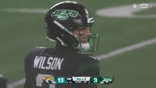 Zach Wilson throws a bad incompletion and Jets fans let him know what they think