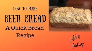 Quick & Easy No Knead Beer Bread | a 1990's Recipe