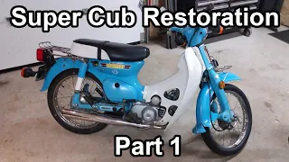 1981 Honda C70 Super Cub Restoration - Part 1 - First Start