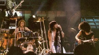 Aerosmith love in an elevator Live capital centre Landover, Maryland. December 17Th 1989