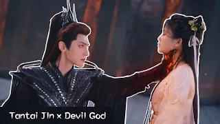 Tantai Jin x Devil God x Luo Yunxi x Till the End of the Moon x Светлый пепел луны