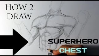 How to Draw a Superhero - Chest - Easy Drawings