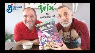 Trix with Marshmallows Cereal Review!