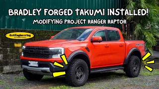 JDM FORGED WHEELS INSTALLED ON RANGER RAPTOR + CARGO BED ORGANIZER (BARRICADE)!