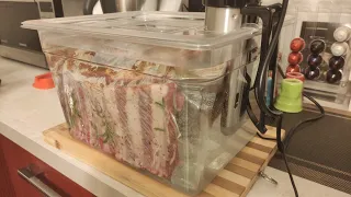 SOUS VIDE- Proviamo la cottura sottovuoto a bassa temperatura con le costine. SPETTACOLO!!!!