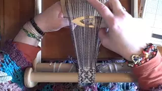How to weave bands on the double hole rigid heddle loom by Noreen Crone-Findlay (c).avi