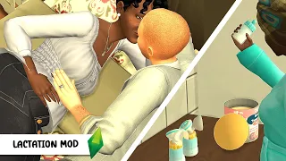 FREE Lactation, Baby Formula, and Breast Milk and Pumps in The Sims 4 | Mod Review 🍼👶