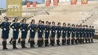 China's female honor guards to appear in V-Day parade