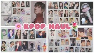 💌 collective kpop haul (bts, loona, stayc, txt, enhypen, svt + light stick unboxing) | april 2022