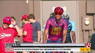 Pacers Hall of Famer Reggie Miller hosts bike ride in Fishers, Indiana