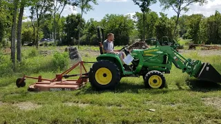 2013 John Deere 3038E Shown Pulling Bush Hog