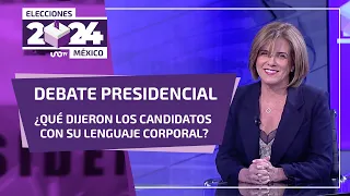 ¿Qué dijeron los candidatos en el debate con su lenguaje corporal?