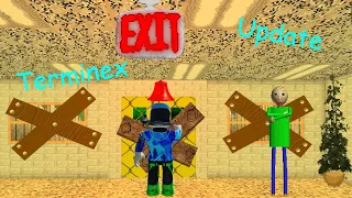 BALDI TRAPPED ME IN HIS SCHOOL OVERNIGHT | Baldi's Basics In Special Things Terminex Update | Roblox