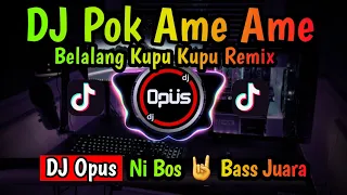 DJ POK AME AME BELALANG KUPU KUPU REMIX FULL BASS ♫ LAGU DJ TERBARU REMIX ORIGINAL 2022