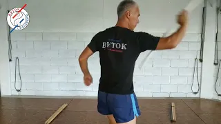 Упражнение "Мёбиус" с гимнастической палкой. Гимнастика Виток.