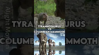 Trex vs Columbian Mammoth #edit #whoisstrongest #shorts