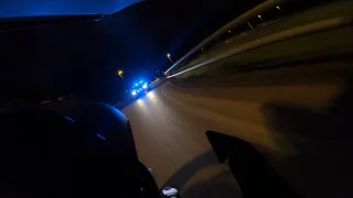 Kawasaki z1000 vs Swedish Police #2