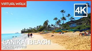 Lanikai Beach 4K Virtual Walking Tour - Oahu, Hawaii Beach Walk & Travel Guide - Binaural Audio