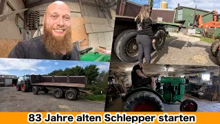 FarmVLOG#852 - So wird ein 83 alter Schlepper gestartet