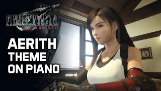 Tifa Playing Aerith's Theme on Piano ★ Final Fantasy 7 Rebirth 【PS5 / 4K】