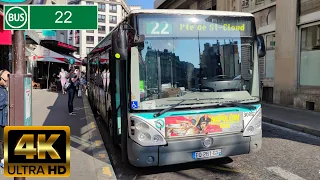 Bus 22 - Gare Saint-Lazare - Porte de Saint-Cloud