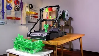 Now on Kickstarter: Infinity3D: Deformable 3D Belt Printer