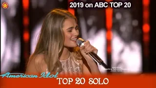 Riley Thompson sings Dolly Parton's  “Jolene” | American Idol 2019 TOP 20 Solo