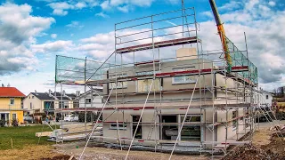 Hausbau Komplett | Fertighaus (Einfamilienhaus) - Zeitraffer (time lapse)