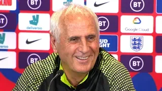 Bernard Challandes Pre-Match Press Conference - England v Kosovo - Euro 2020 Qualifiers