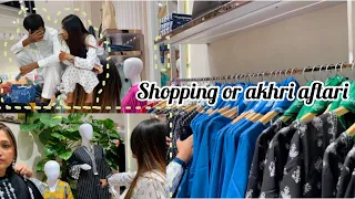 Shopping ky sath sath akhri aftaari bhi bahir ki | malls mai bohat rush😳 | laraib fatima vlogs