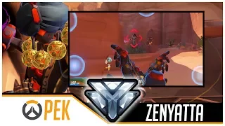 Must hold the first point at all costs! [Overwatch Ranked Zenyatta DIAMOND]