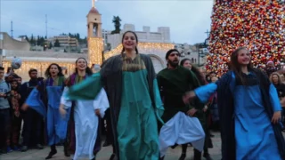 Nazareth new year flash mob ouf troupe فلاش موب فرقة اوف في الناصرة #بالبلد
