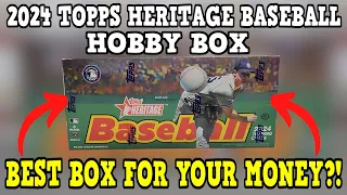 BEST Hobby Box For The Price?! 2024 Topps Heritage Hobby Box Opening and Review!