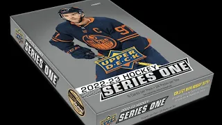 Box was stacked!! Opening 2022-23 Upperdeck series 1 hobby hockey card box