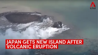 Japan gets new island after volcanic eruption