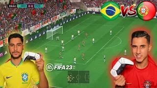 BRAZIL VS PORTUGAL FIFA WORLD CUP 23 ON PS5 - WHO WON? ‹ Hariston ›v