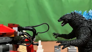 Godzilla vs Scylla (stop motion)