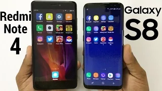 Samsung Galaxy S8 vs Xiaomi Redmi Note 4 Speed Test!