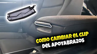 Como cambiar el clip del apoyabrazos de un Audi A4 B6/B7