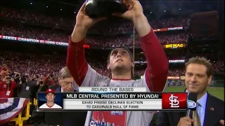 MLB CENTRAL: David freese declines election to cardinals hall of fame