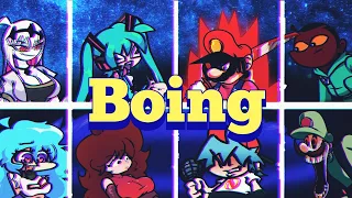 Boing! but everyone sings it | FNF Cover | CyanBF