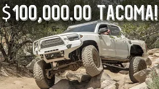 $100,000.00 Toyota Tacoma! Double Triangulated 4 link | Solid Axle Conversion | + 20” travel