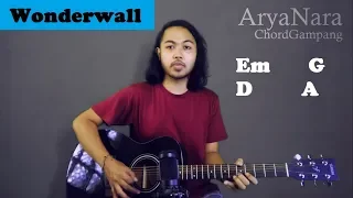 Chord Gampang (Wonderwall - Oasis) by Arya Nara (Tutorial Gitar) Untuk Pemula